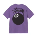 T-shirt Stüssy 8 Ball Pigment Dye Prune