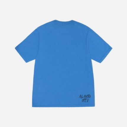 T-shirt Stüssy All Bets Off Pigment Dye Bleu Ciel