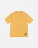 T-shirt Stüssy All Bets Off Pigment Dye Jaune Miel