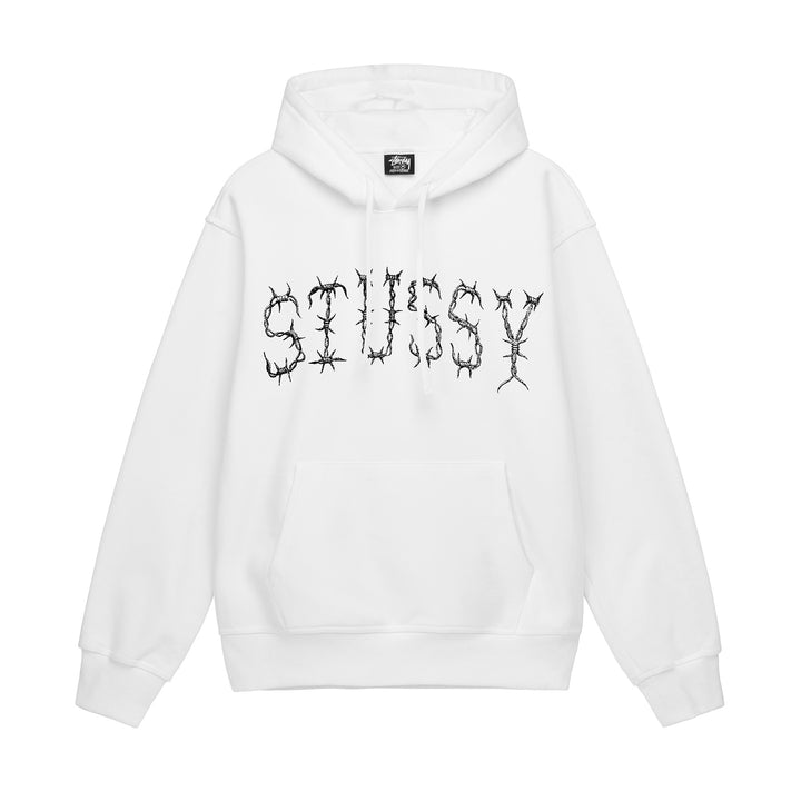 BARB-HOODIE-WHITE.jpg Pull Stüssy Barb Blanc