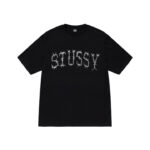 T-shirt Stüssy Barb Noir