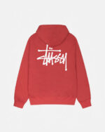 Pull Stüssy Basic Rouge