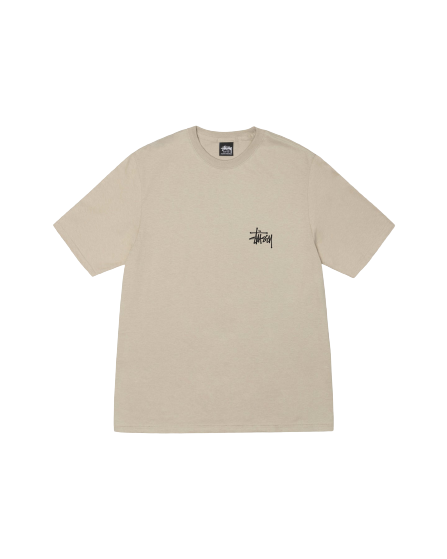 BASIC-STUSSY-TEE-GREY.png T-shirt Stüssy Basic Beige