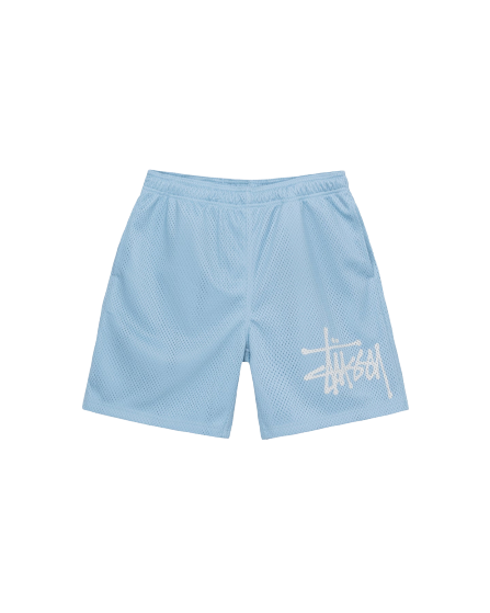 BIG-BASIC-MESH-SHORT-BLUE.webp Short Stüssy Big Basic Mesh Bleu Ciel