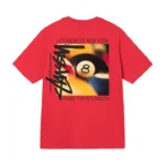 T-shirt Stüssy Billiards Rouge