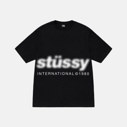 T-shirt Stüssy Blur Noir