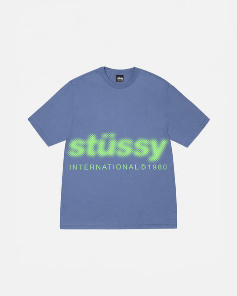 BLUR-TEE-STORM.jpg T-shirt Stüssy Storm Bleu Ciel