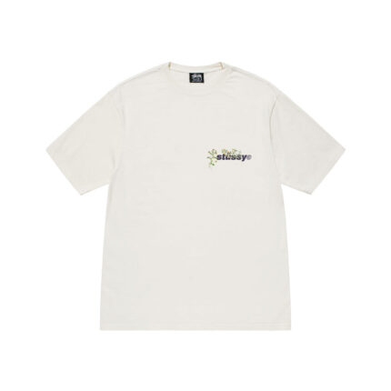 T-shirt Stüssy Bokay Pigment Dye Écru