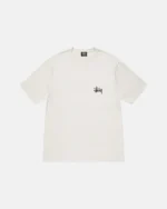 T-shirt Stüssy Built Tough Pigment Dye Écru