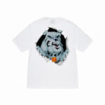 T-shirt Stüssy Bulldog Ripper Blanc