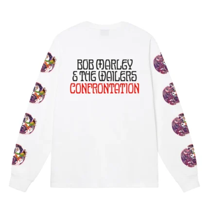 Sweat Stüssy Confrontation Blanc
