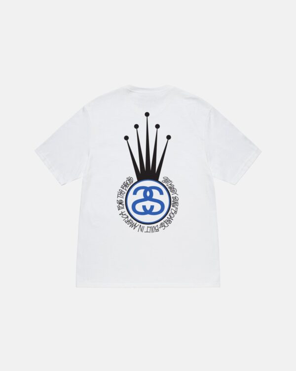 CROWN-LINK-TEE-WHITE.jpg T-shirt Stüssy Crown Link Blanc