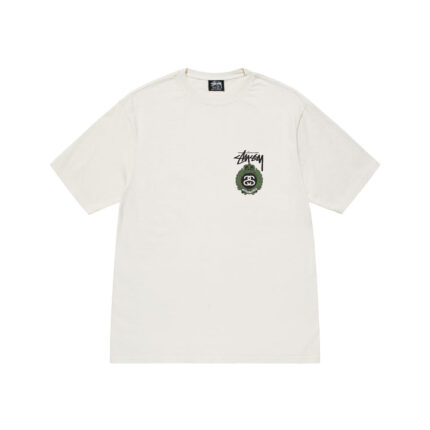 T-shirt Stüssy Crown Wreath Écru