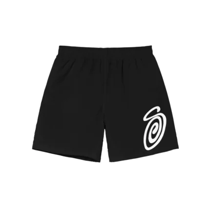 Short Stüssy Curly S Noir