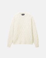 Sweat Stüssy Fuzzy Lattice Écru