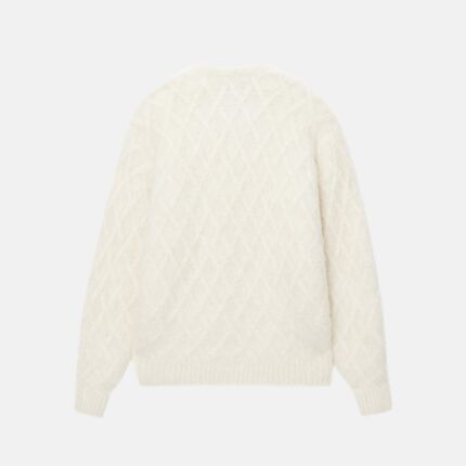 Sweat Stüssy Fuzzy Lattice Écru