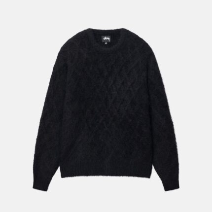 Sweat Stüssy Fuzzy Lattice Noir