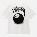 T-shirt Stüssy x Nike 8 Ball Blanc