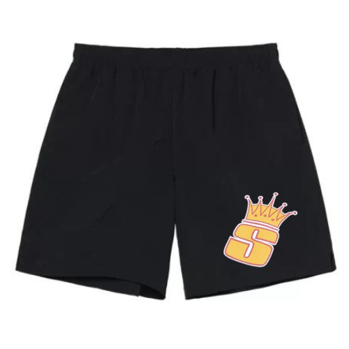 S-CROWN-SHORT.png Short Stüssy S Crown Noir