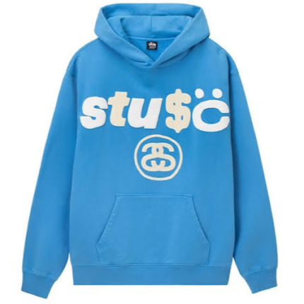Pull Stüssy x CPFM 8 Ball Bleu Ciel