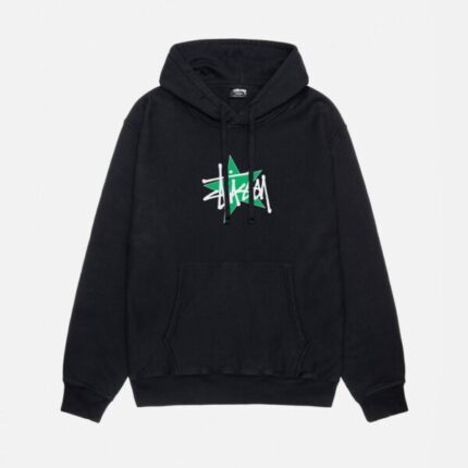 Pull Stüssy Star Pigment Dye Noir