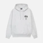 Pull Stüssy World Tour Gris Chiné Clair