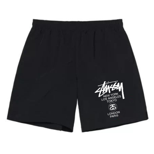 STUSSY-WORLD-TOUR-SHORT.png Short Stüssy World Tour Noir