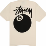 T-shirt Stüssy 8 Ball Pigment Dye Écru