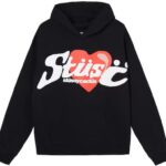 Pull Stüssy x CPFM Heart Noir