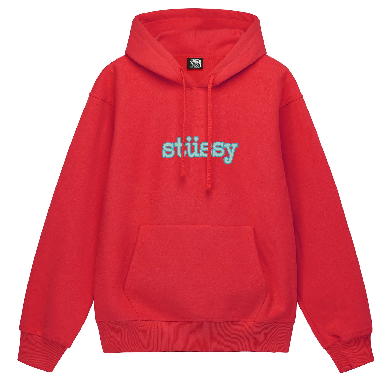 TYPEWRITER-HOODIE-RED.webp Pull Stüssy Typewriter Rouge